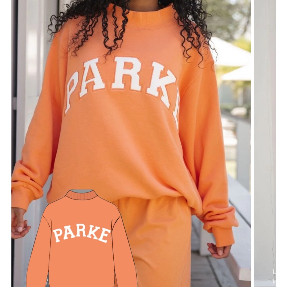 PARKE Creamsicle Heritage Varsity Mockneck SOLD OUT ONLINE